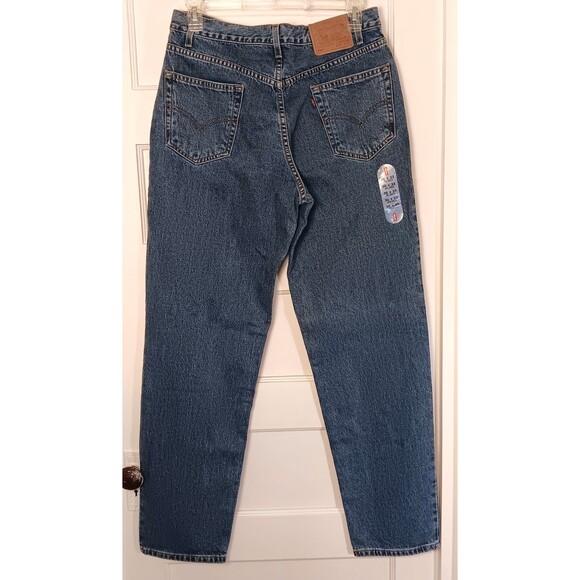 Vtg Levis 550 Jeans Men 36x33 Blue Denim Relaxed Tapered 90s Y2K NEW DEADSTOCK - Picture 5 of 8